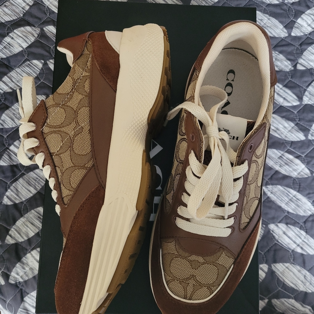 Brown Coach Sneakers
